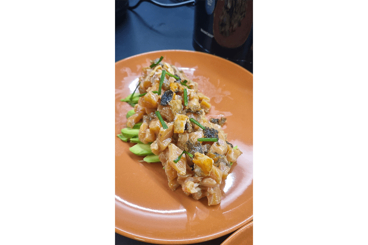 Tartar de salmon